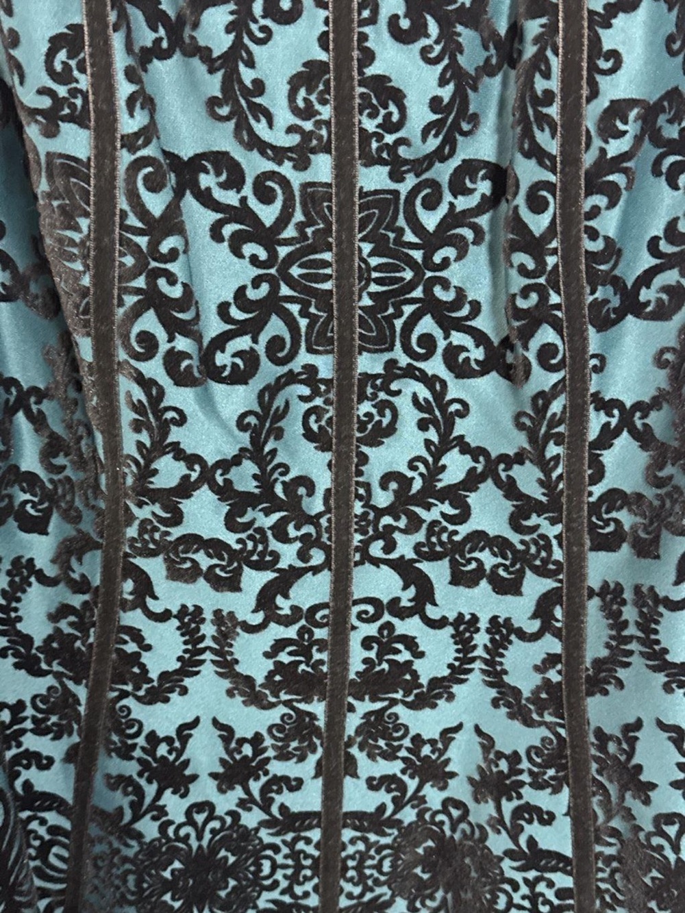Danny & Nicole Holiday Velvet Floral Dress - Picture 2 of 4